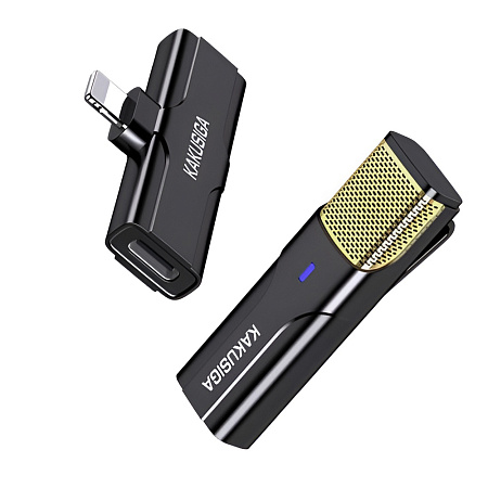 Ksiga Wireless Microphone System KSC-1106 Lightning, Black Ksiga Wireless Microphone System KSC-1106 Lightning, Black