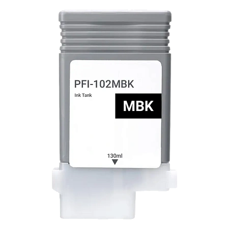 Картридж чернильный Canon PFI-102, 130мл, Матовый Черный,бумага ,чернила, Opc, тонер, dvd, duracell, батарейки