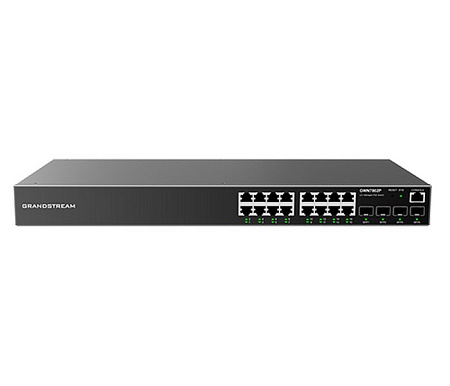 16-port 10/100/1000Mbps Managed Switch Grandstream "GWN7802", 4xSFP expansion slot