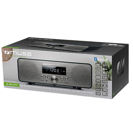  Bluetooth Compact Home Audio System MUSE M-880 BTC