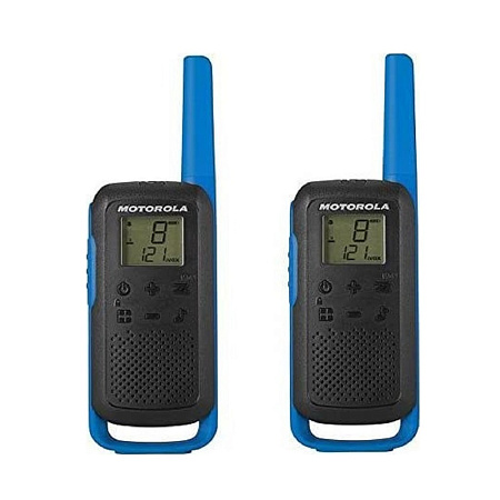 Motorola Walkie-Talkie TalkAbout T62, Twin, 16 Channels, 8km, Blue/Black Motorola Walkie-Talkie TalkAbout T62, Twin, 16 Channels, 8km, Blue/Black