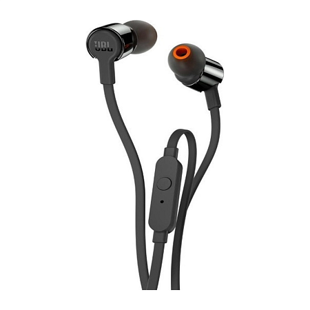 JBL Earphones 3.5mm with Mic Tune 110, Black