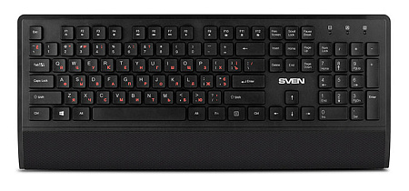 Wireless Keyboard & Mouse & Mouse Pad SVEN KB-C3800W, Multimedia, Palm rest, 1600dp, 6 buttons, Ergo Wireless Keyboard & Mouse & Mouse Pad SVEN KB-C3800W, Multimedia, Palm rest, 1600dp, 6 buttons, Ergo