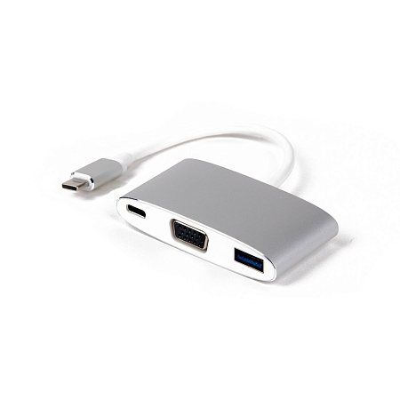 LMP USB-C(m) to VGA & USB3.0 & USB-C  charging Multiport Adapter