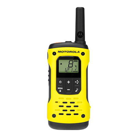 Motorola Walkie-Talkie TalkAbout T92 H2O, Twin, IP67, 16 Channels, 10km, Yellow/Black (2023 edition) Motorola Walkie-Talkie TalkAbout T92 H2O, Twin, IP67, 16 Channels, 10km, Yellow/Black (2023 edition)