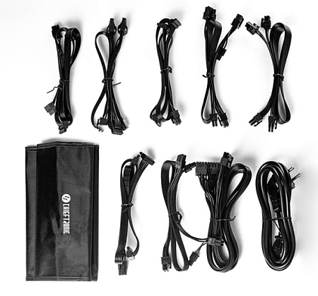 Power Supply ATX 850W Chieftec PowerUP GPX-850FC, 80+ Gold, 120mm, Active PFC, Full Bridge LLC + DC/