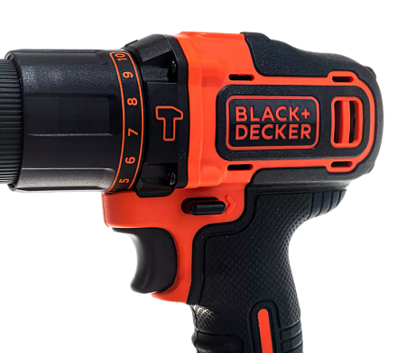 Hammer Drill/Driver Black+Decker (BDCHD18KB-QW) 18V Li-Ion 2x1.5 Ah + Kitbox, LED,2 Speed 0-1400 rpm
