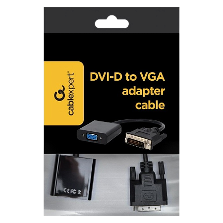 Adapter DVI-D M to VGA F, Cablexpert "A-DVID-VGAF-01"