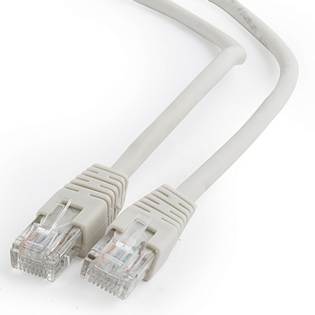 Patch Cord Cat.6U  0.5m, Grey, PP6U-0.5M, Cablexpert, Stranded Unshielded