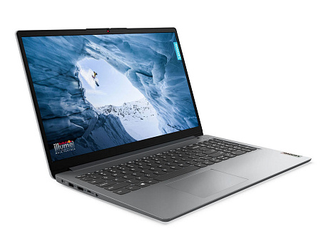Ноутбук 15,6" Lenovo IdeaPad 1 15IJL7, Cloud Grey, Intel Celeron N4500, 8Гб/256Гб, Без ОС
