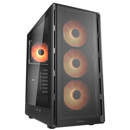 Компьютерный корпус Cougar Airface Pure PRO, Midi-Tower, Без блока питания, Чёрный