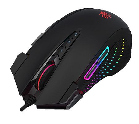 Gaming Mouse Bloody J90s, 100-8000 dpi, 12 buttons, 150IPS, 25G, 104g, Ambidextrous, Programmable, X