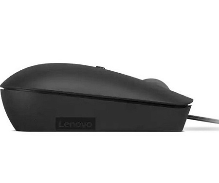 Lenovo 400 USB-C Compact Wired Mouse, Black (GY51D20875)