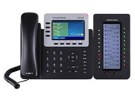 Grandstream GXP2200EXT Extension Module, 20 Buttons, 40 Contacts, Black