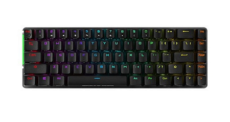 Gaming Wireless Keyboard Asus ROG Falchion, Mechanical, Compact 65% layout, 68 keys, Cherry MX Red S