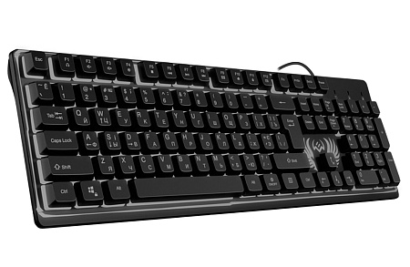 Gaming Keyboard SVEN KB-G8000, Fn keys, Backlight, WinLock, 1.8m, USB, EN/RU, Black