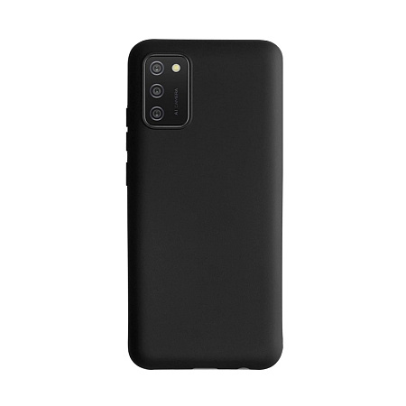 Helmet Case Liquid Silicone Samsung A03s, Black Helmet Case Liquid Silicone Samsung A03s, Black