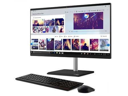 Lenovo AIO V50a 24IMB Black (23.8" FHD IPS Touch Intel Core i5-10400T 2.0-3.6GHz, 8GB, 256GB, W10P)