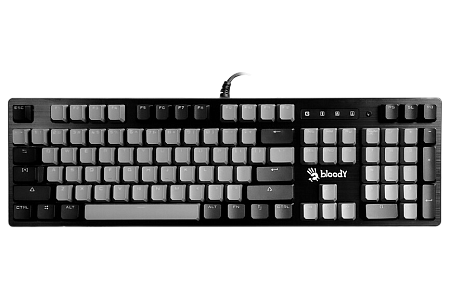 Клавиатура Bloody B828N, Проводное, Серый | Черный