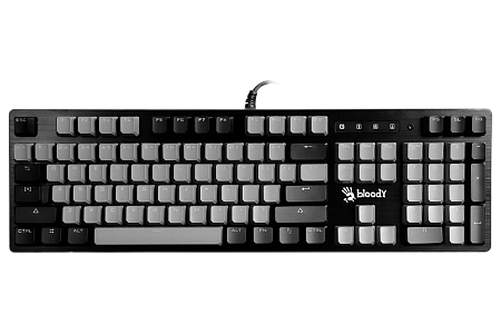 Gaming Keyboard Bloody B828N, Mechanical, Optical Tackile SW, Fn keys, Aluminum, Spill-resistant, Ne