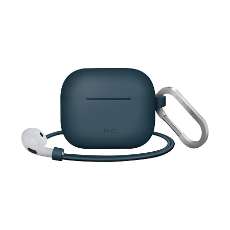 Uniq Case Silicon Nautical for AirPods 3rd Gen, Blue Uniq Case Silicon Nautical for AirPods 3rd Gen, Blue