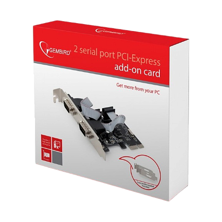 PCI-Express to 2xSerial port, Gembird "SPC-22", add-on card PCI-Express to 2xSerial port, Gembird "SPC-22", add-on card