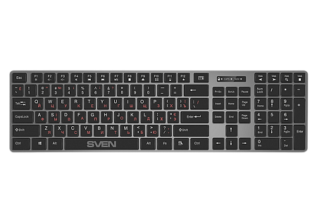 Клавиатура и мышь SVEN KB-C3000W, Беспроводное, Чёрный Клавиатура и мышь SVEN KB-C3000W, Беспроводное, Чёрный
