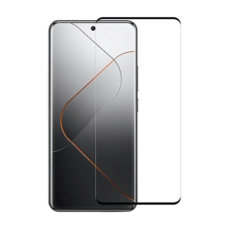 Helmet Diamond Glass 5D Xiaomi 14 Pro/14 Ultra, Black