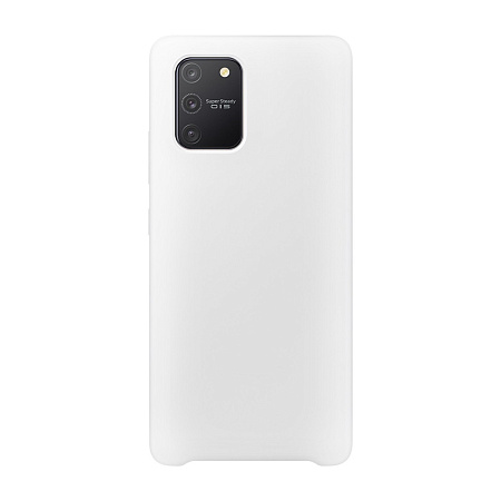 Helmet Case Liquid Silicone Samsung S10 Lite (2020), White