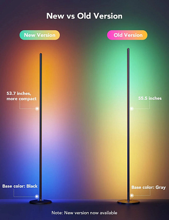 Торшер GOVEE RGBICW Floor Lamp, Wi-Fi + BT, Multicolor + Extra White LEDs