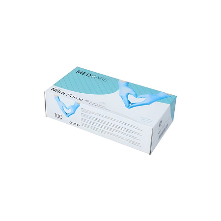MedCare Manusi Medicale Nitril, Albastre M. Cutia 100 Buc/ 40151100