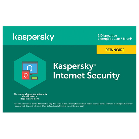 Kaspersky Internet Security Card 2 Dev 1 Year Renewal