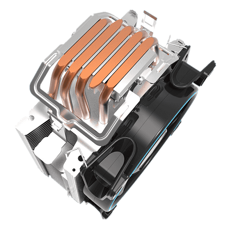 AC Gamemax "Gamma 500-Rainbow" (<26.3dBA, 1000-1800RPM, 51.18CFM, 120mm, RGB, 5x6mm, 187W, 600g.)