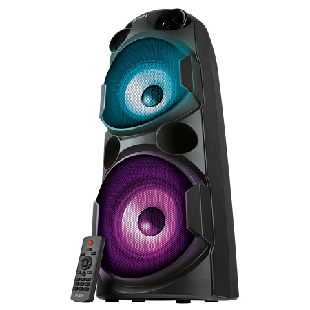 Partybox SVEN "PS-750" 80w, Black, Bluetooth, TWS, Bluetooth, FM, USB, microSD, 2x4400mA*h