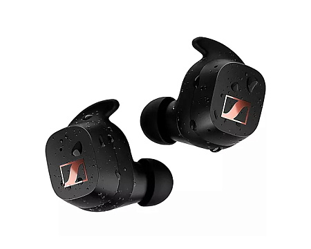  True Wireless Sennheiser CX200TW1 SPORT, Black, IP54, Up to 27 hours play time.