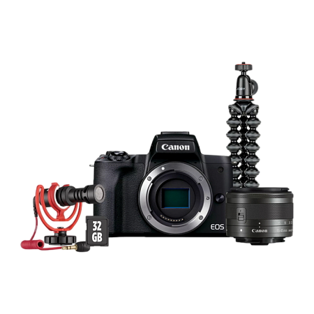 Беззеркальный фотоаппарат Canon EOS M50 Mark II Vlogger Kit, Чёрный