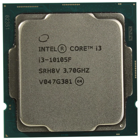 CPU Intel Core i3-10105F 3.7-4.4GHz (4C/8T, 6MB, S1200, 14nm, No Integrated Graphics, 65W) Box