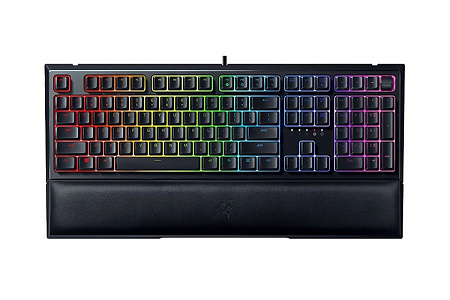 Gaming Keyboard Razer Ornata V2, Mecha-Membrane, Digital Wheel, Media Controls, Wrist Rest, Macro, R