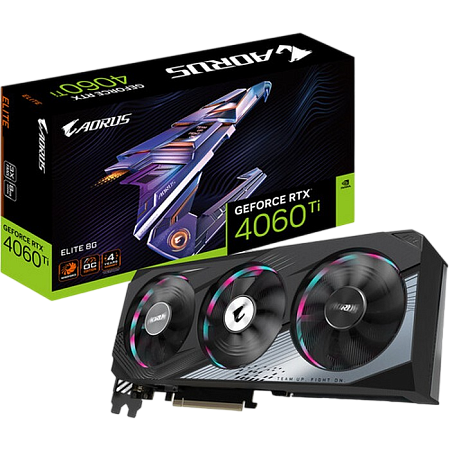 VGA Gigabyte RTX4060Ti 8GB GDDR6X Aorus Elite (GV-N406TAORUS E-8GD)