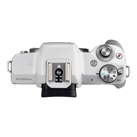 Беззеркальный фотоаппарат Canon EOS M50 Mark II, White + EF-M 15-45 IS, Белый