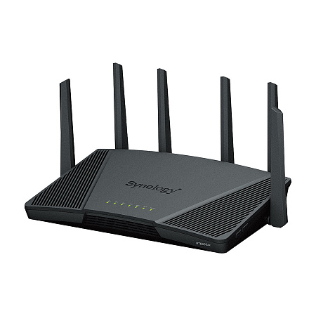 Wi-Fi 6 Tri-Band Synology Router "RT6600ax", 6600Mbps, 1GB DDR3, MIMO, Gbit Ports, USB3.0