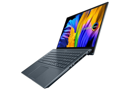Ноутбук 15,6" ASUS Zenbook Pro 15 OLED UM535QE, Pine Grey, AMD Ryzen 9 5900HX, 16Гб/1024Гб, Без ОС