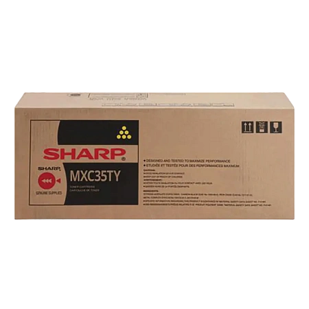 Тонер Sharp MX-C35TY, Желтый,бумага ,чернила, Opc, тонер, dvd, duracell, батарейки