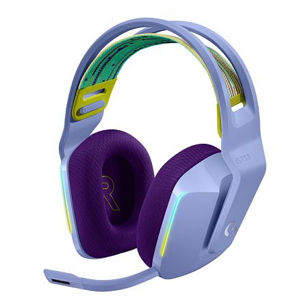 Gaming Wireless Headset Logitech G733, 40mm drivers, 20-20kHz, 39 Ohm, 87.5dB, 278g, 29h, BLUE VO!CE