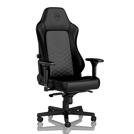 Gaming Chair Noble Hero NBL-HRO-PU-BLA Black/Black, User max load up to 150kg / height 165-190cm