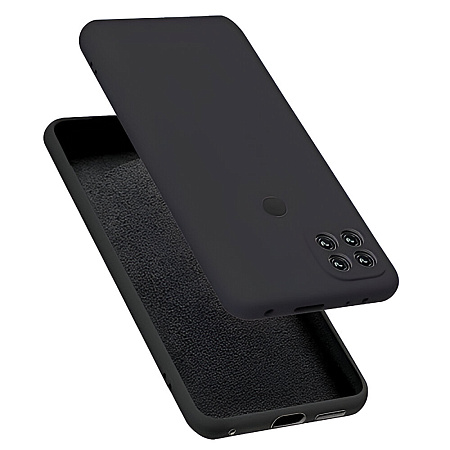 Helmet Case Liquid Silicone Oppo A15/15s, Black