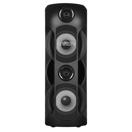 Partybox SVEN "PS-720" 80w, Black, Bluetooth, TWS, Bluetooth, FM, USB, microSD, 2x4400mA*h