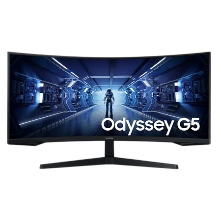 34" Игровой монитор Samsung C34G55TW, VA 3440x1440 WQHD, Чёрный