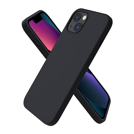 Helmet Case Liquid Silicone iPhone 13, Black