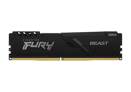 16GB DDR4-3200MHz  Kingston FURY Beast (Kit of 2x8GB) (KF432C16BBK2/16), CL16-18-18, 1.35V, Black